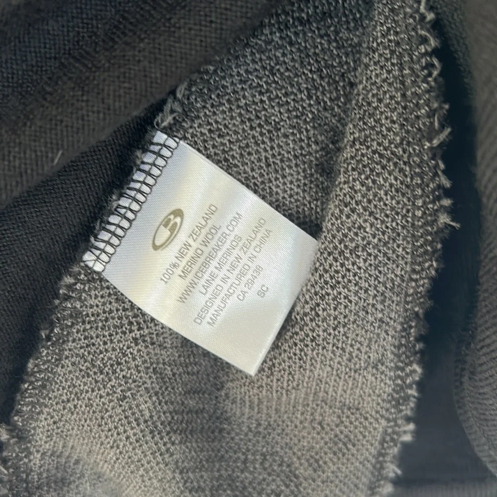 NOS Icebreaker Mens L Sport 320 Merino Wool Long Sleeve Half Zip Mid Layer Top - Picture 6 of 13